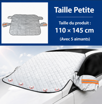 Bâche pare-brise magnétique voiture anti-gel, anti-neige et anti-givre – Protection hiver