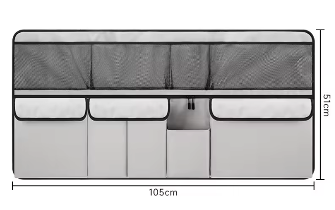 Sac de rangement suspendu en maille – Organisateur multifonction pour dossier de siège voiture/SUV CARFIT