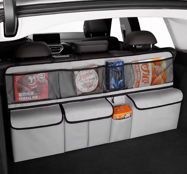 Sac de rangement suspendu en maille – Organisateur multifonction pour dossier de siège voiture/SUV CARFIT