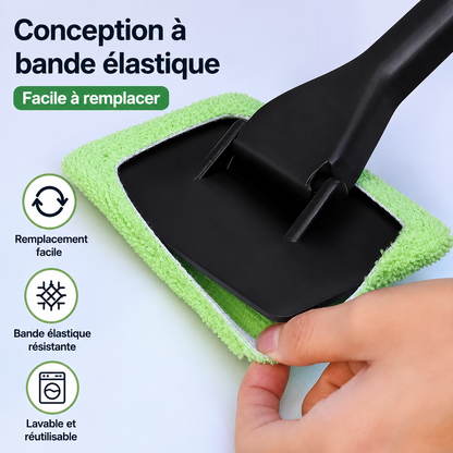 Lingettes Microfibres Réutilisables pour Pare-Brise