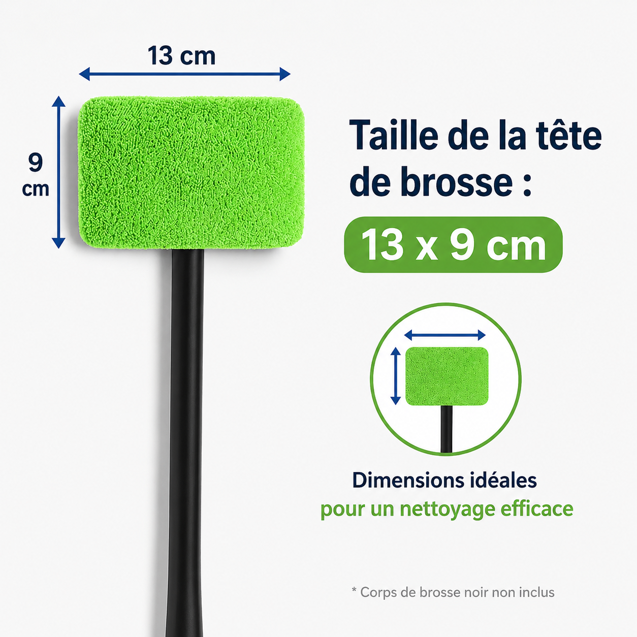 Lingettes Microfibres Réutilisables pour Pare-Brise