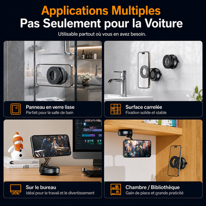 Support Téléphone Magnétique 360° Ultra Stable | CARFIT
