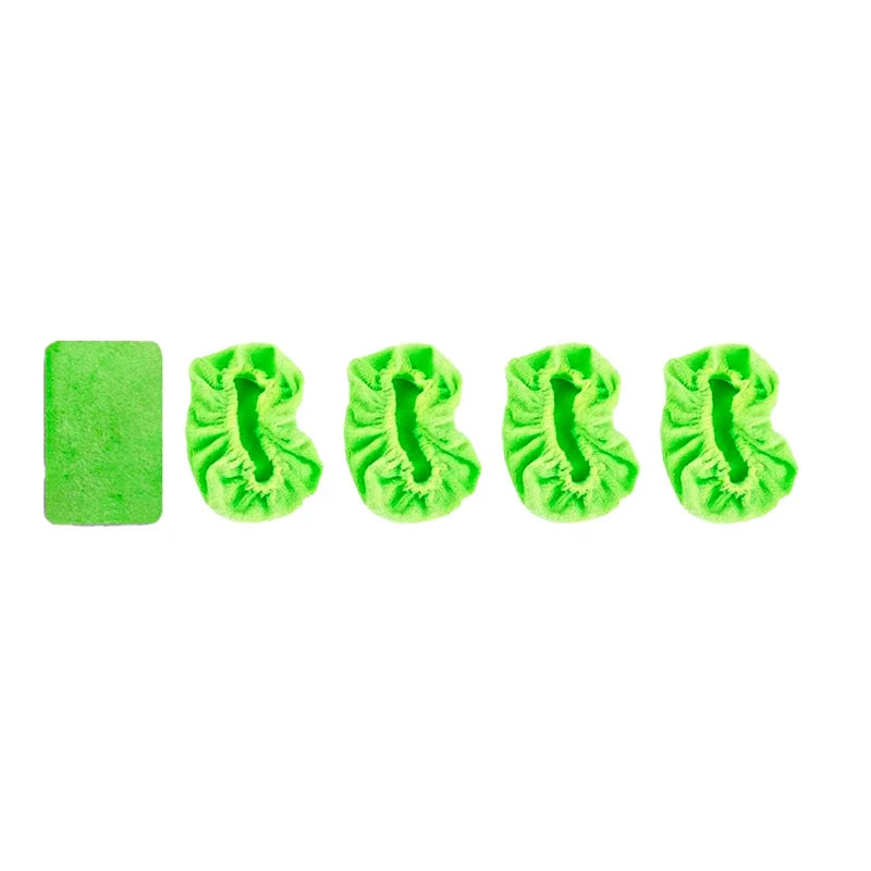 5pcs Microfiber Cleaning Brush Replacement Cloths - Washable & Reusable,  for Car Windshield Wipers, Home Glass, Aquariums