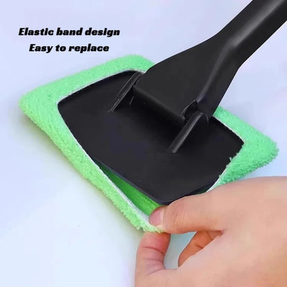 5pcs Microfiber Cleaning Brush Replacement Cloths - Washable & Reusable,  for Car Windshield Wipers, Home Glass, Aquariums