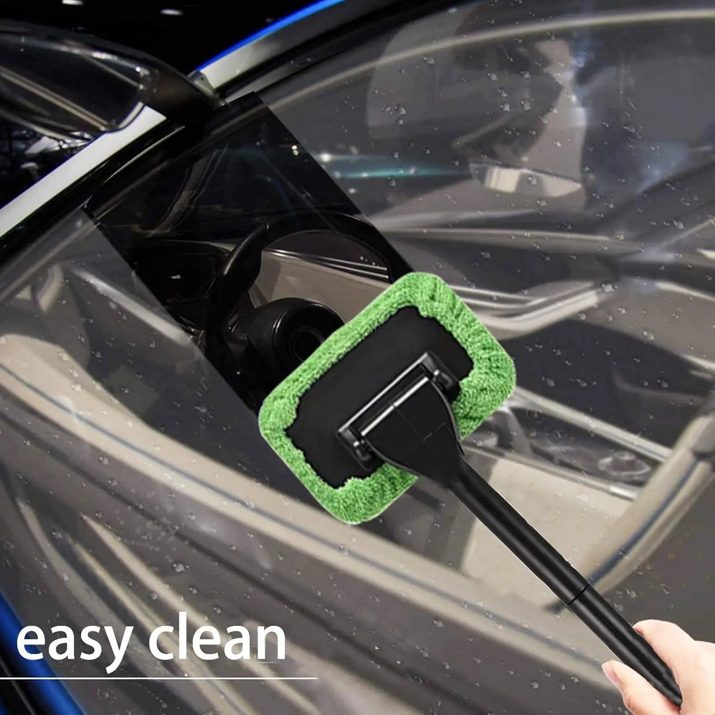 5pcs Microfiber Cleaning Brush Replacement Cloths - Washable & Reusable,  for Car Windshield Wipers, Home Glass, Aquariums
