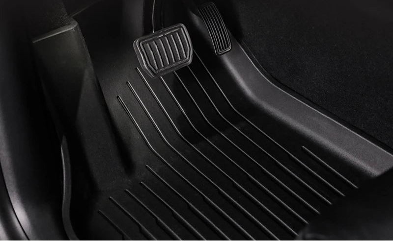 Tapis TPE sur-mesure Tesla Model Y Juniper 2025 — Sol & Coffre | CarFit