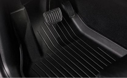 Tapis TPE sur-mesure Tesla Model Y Juniper 2025 — Sol & Coffre | CarFit